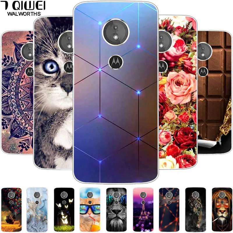 

For Moto G6 Play Case Silicone Soft Fashion Phone Cases For Motorola Moto G6 Plus / G 6 Back Cover TPU Clear Bumper Capa G6play
