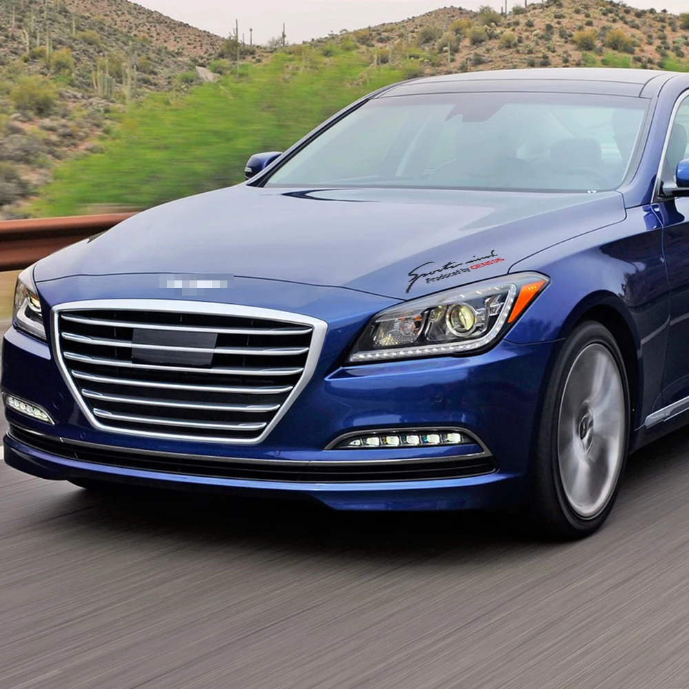 

Auto Headlight Reflective Eyebrow Decal Decor Lamp Body Sticker Trim Refit Sticker For Hyundai Genesis Decal Car Accessories