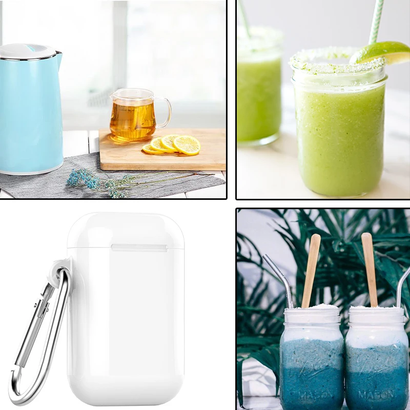 Складные питьевые соломинки для вечеринок офиса путешествий с чистящей щеткой