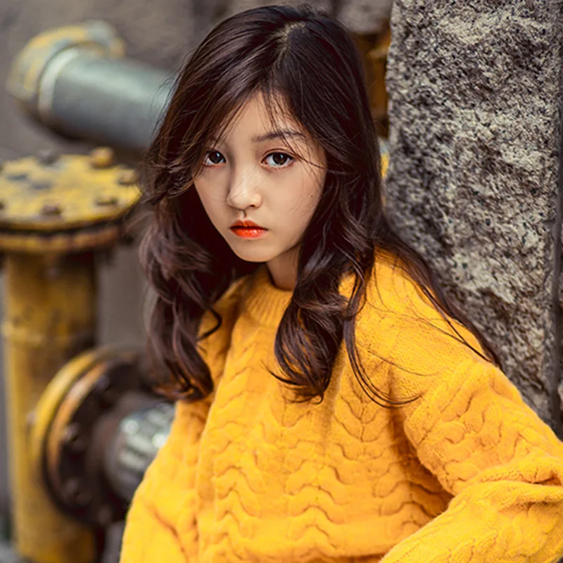 Свитера для девочек костюмы подростков Новинка 2019 года сезон осень-зима Модный