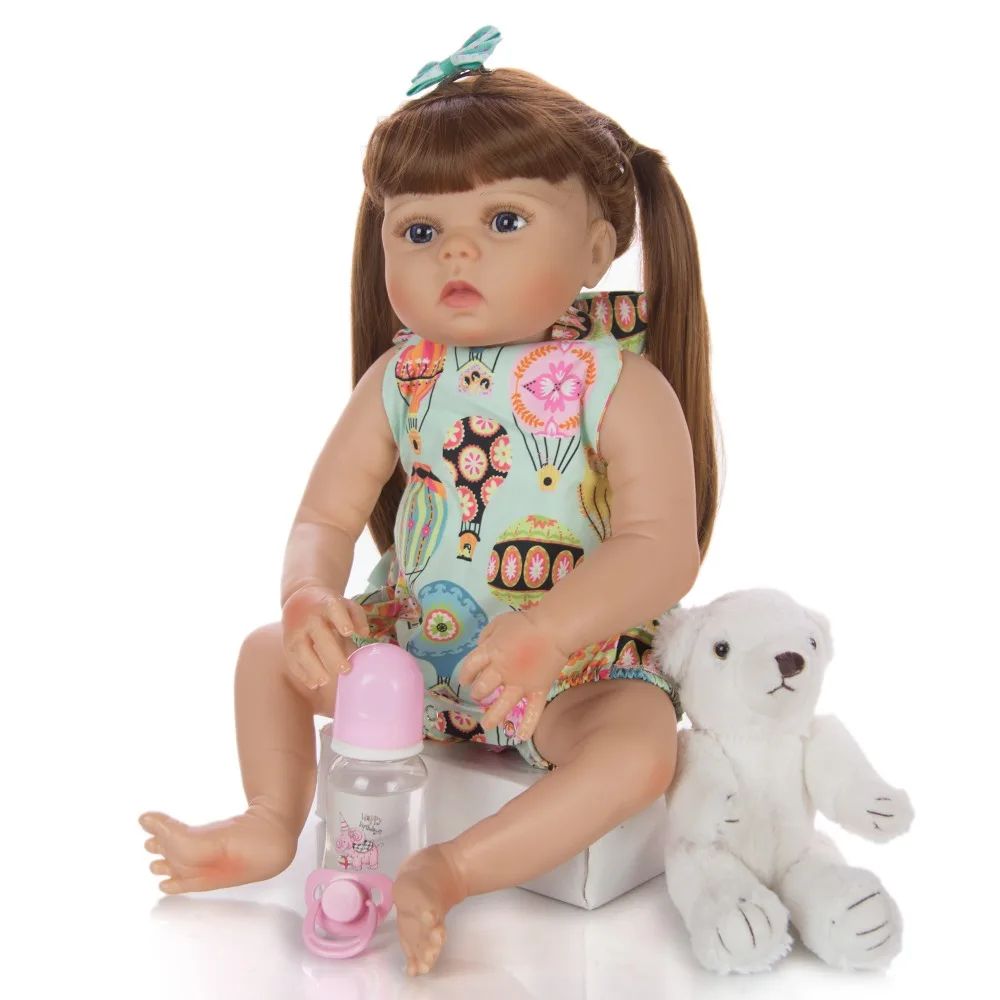 Реалистичные куклы Reborn Baby полностью силиконовые виниловые принцессы для девочек