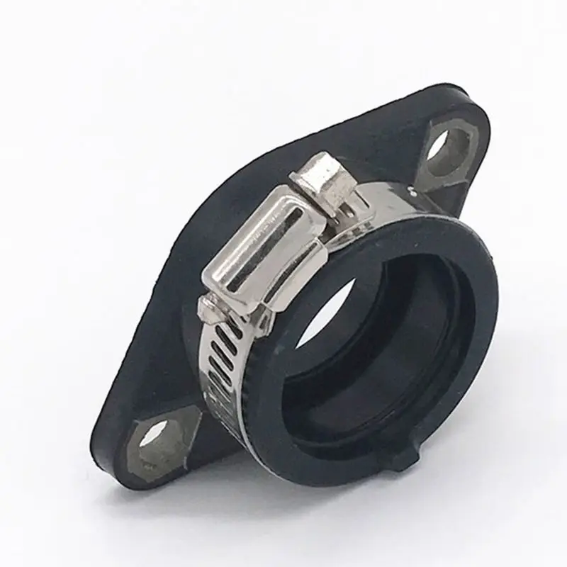 

Rubber Intake Manifold Carburetor Black Boot Joint Adapter for GN125/GS125 6XDB