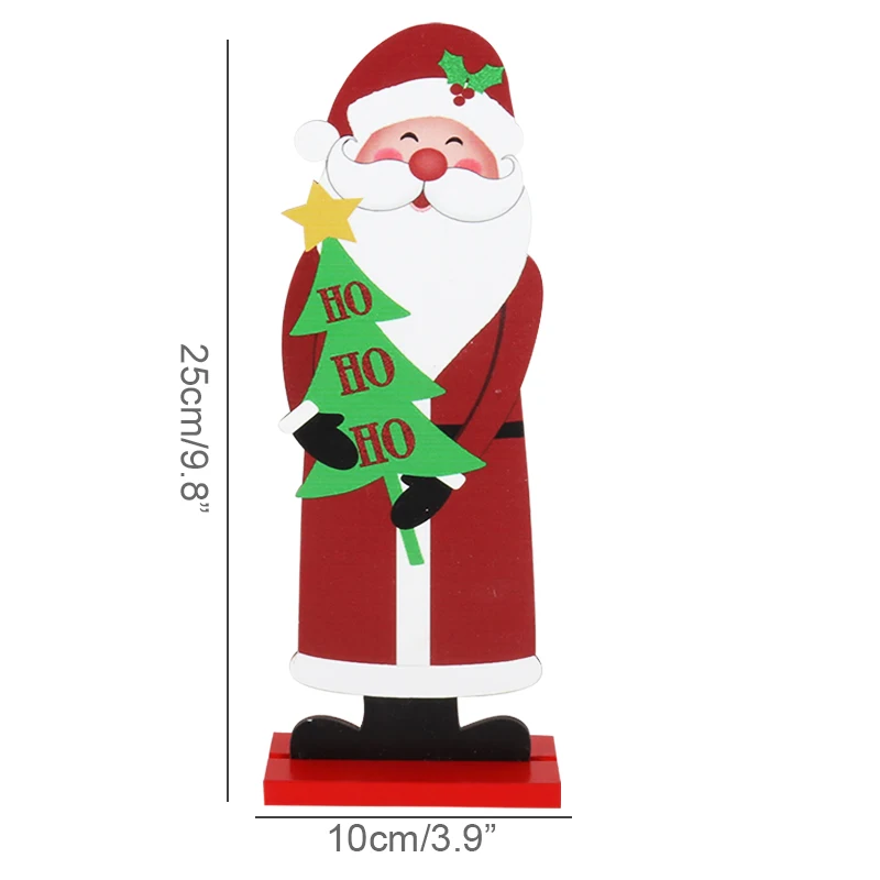 Christmas decorations for home wooden craft navidad merry 2020 gift table decor Centerpiece Cristmas new year 2021 | Дом и сад