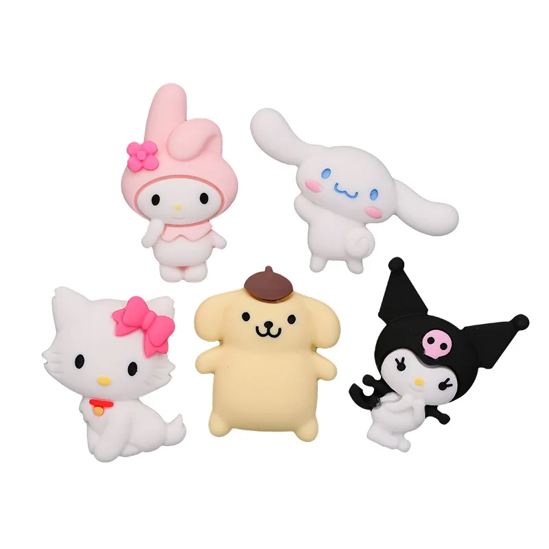 Подвески из ПВХ в виде котенка для женщин подходят украшения сабо аксессуары