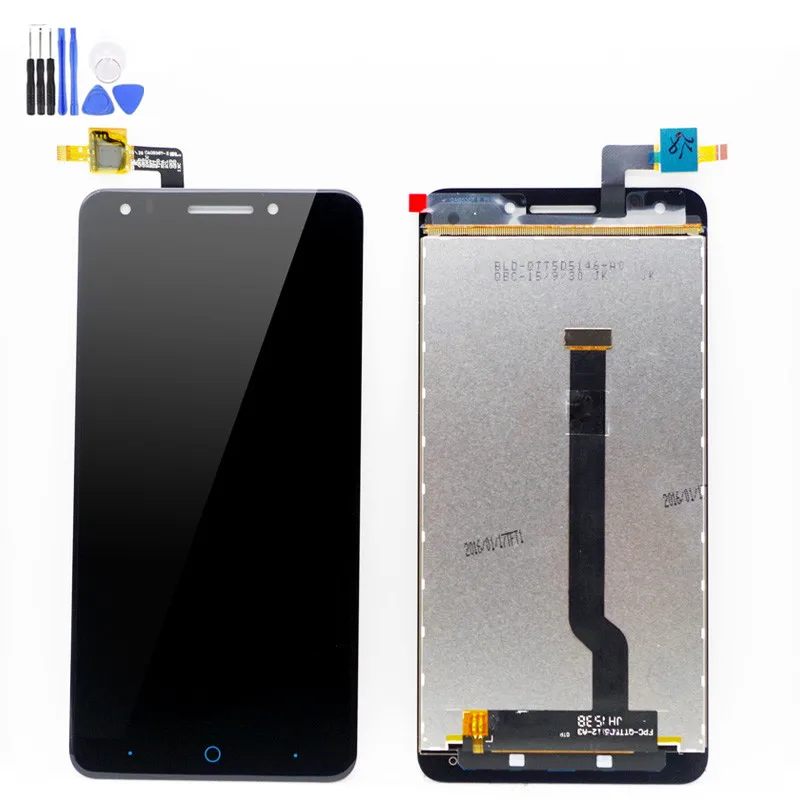 Черно белый цвет 100% оригинал протестирован для zte Blade A570 T617 A813 ЖК дисплей +