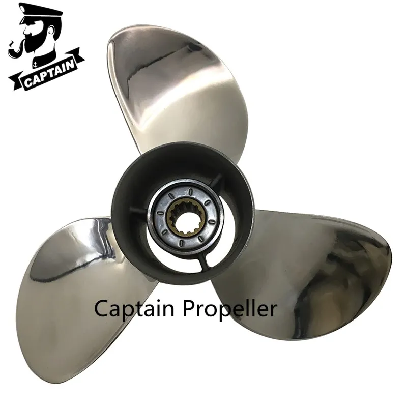Подвесной Двигатель Captain Propeller 11x15 из нержавеющей стали 13 зубьев для подвесных