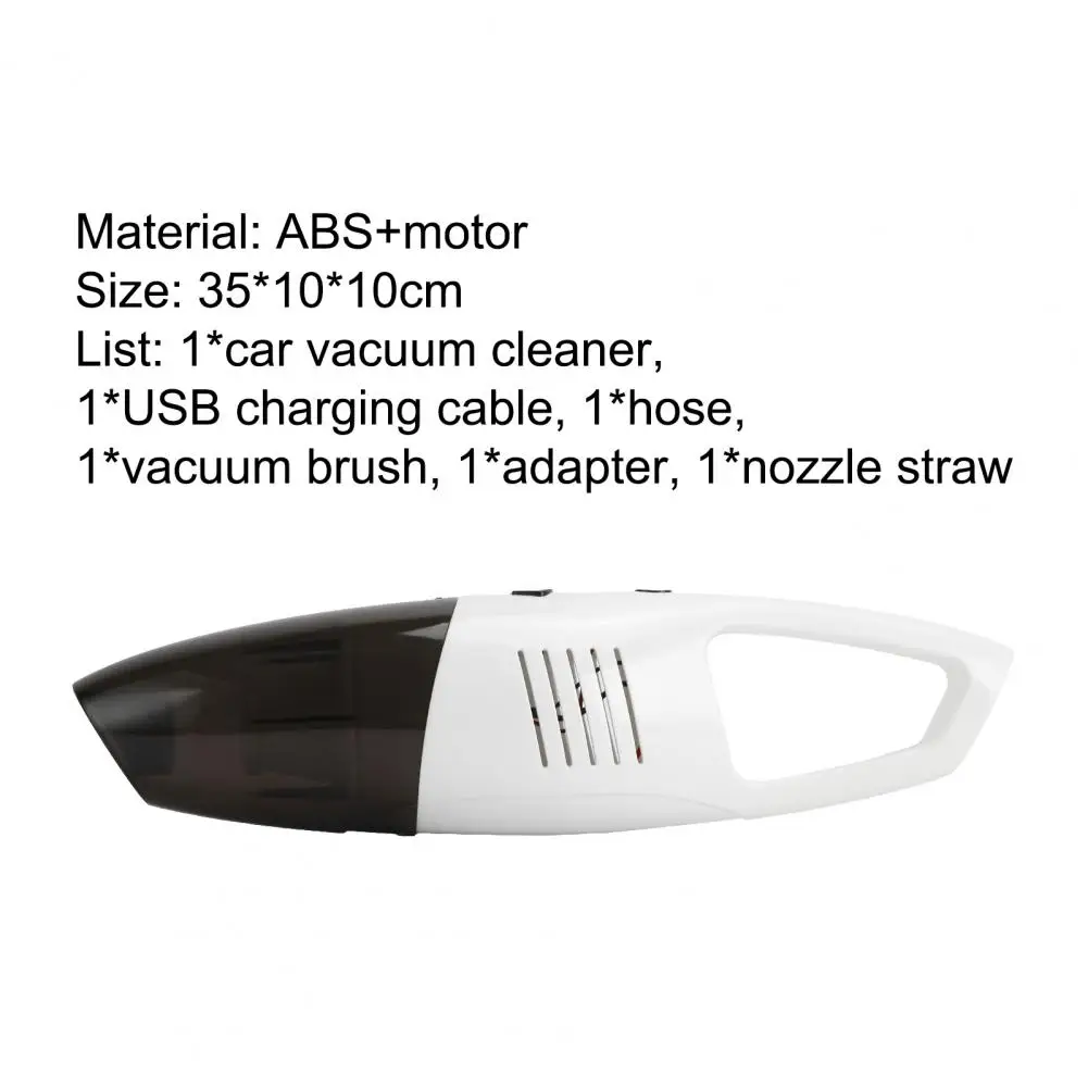 

Car Vacuum Cleaner Handheld Dual-use USB 120W Wireless Vacuum Machine for Car Accessories