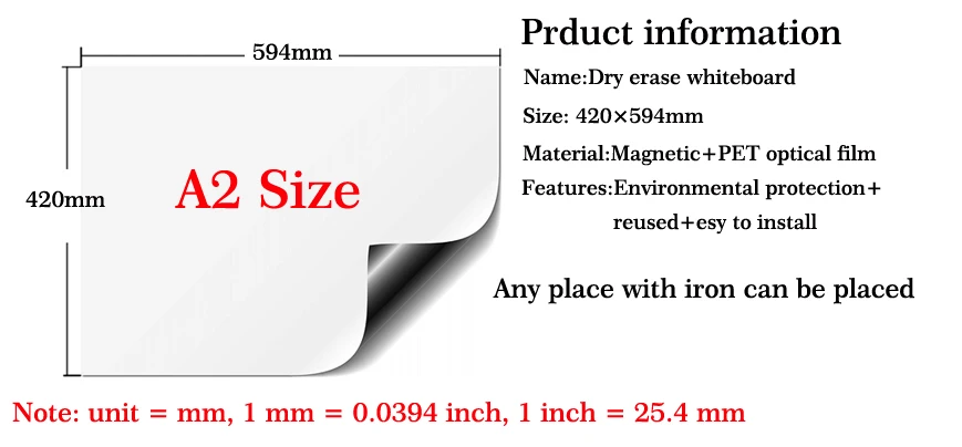 Магнитный Магнит для доски холодильник A2 + A3 набор посылка мягкий Дом Офис Кухня
