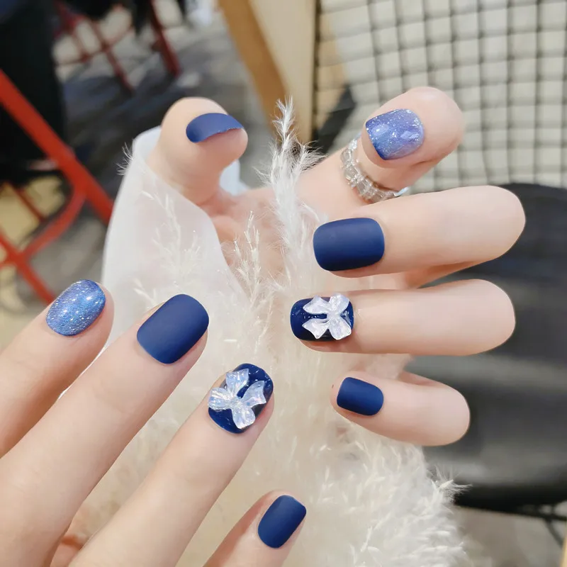 Новогодние Накладные Ногти
