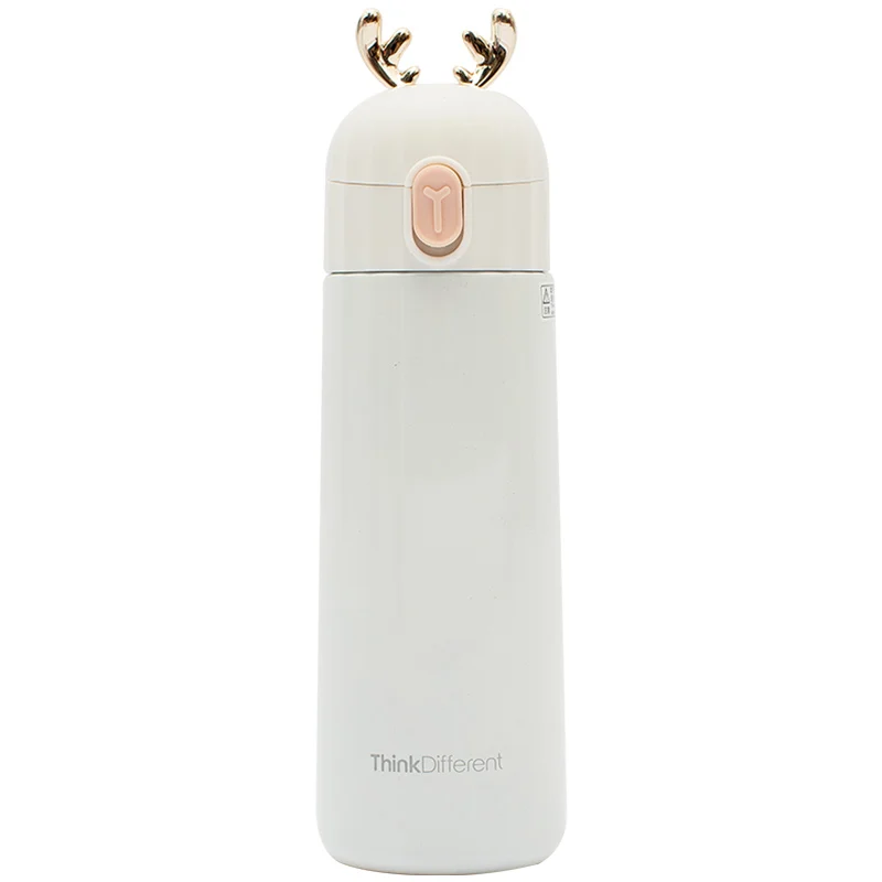 

Antler High Apperance Portable Vacuum Cup 350ml Pink Green Bounce Mug Large Capacity 304 Stainless Steel Inner