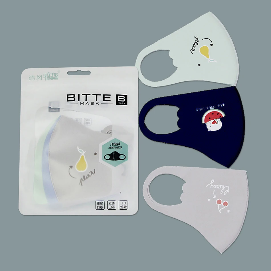 Модная Пылезащитная маска для детей лица пылезащитные ветрозащитные защитные