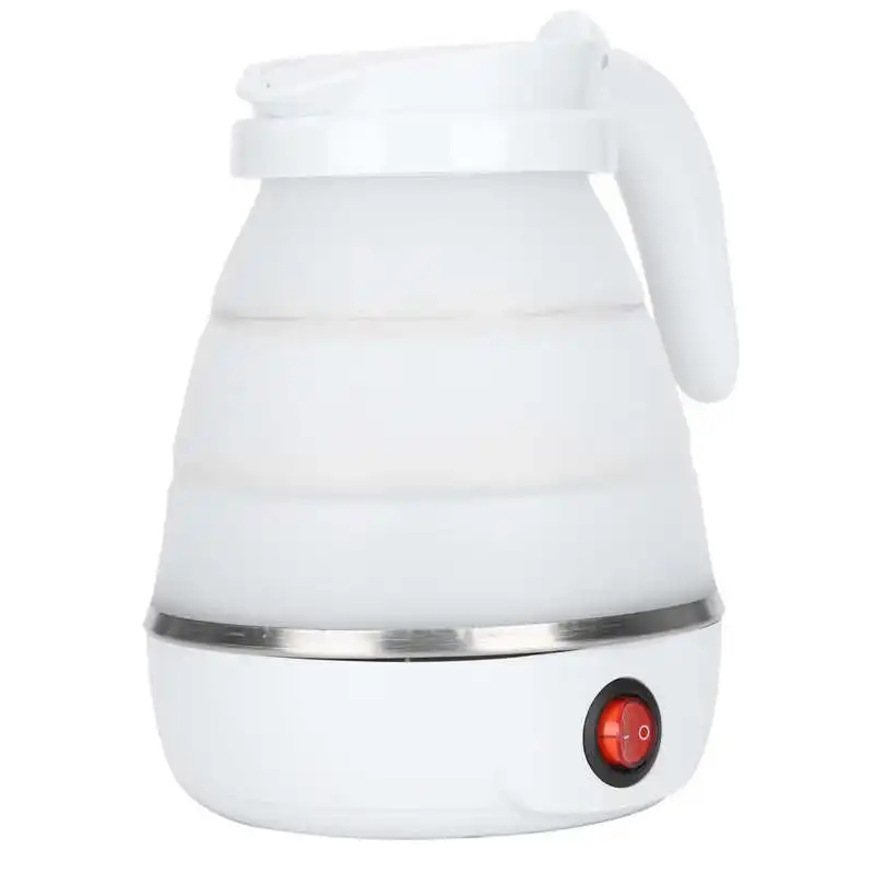 

400W 600ml Electric Kettle Foldable Silicone Water Kettle Portable Household Water Boiler Travel Water Boiler Camping Kettle