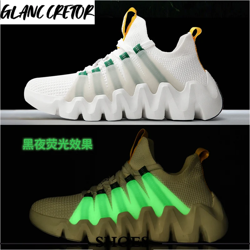 

Trendy Design Style Outdoor Wear-resistant Reflective Jogging Shoes Scarp Uomo New Men's Sneakers Breathable Running Shoes