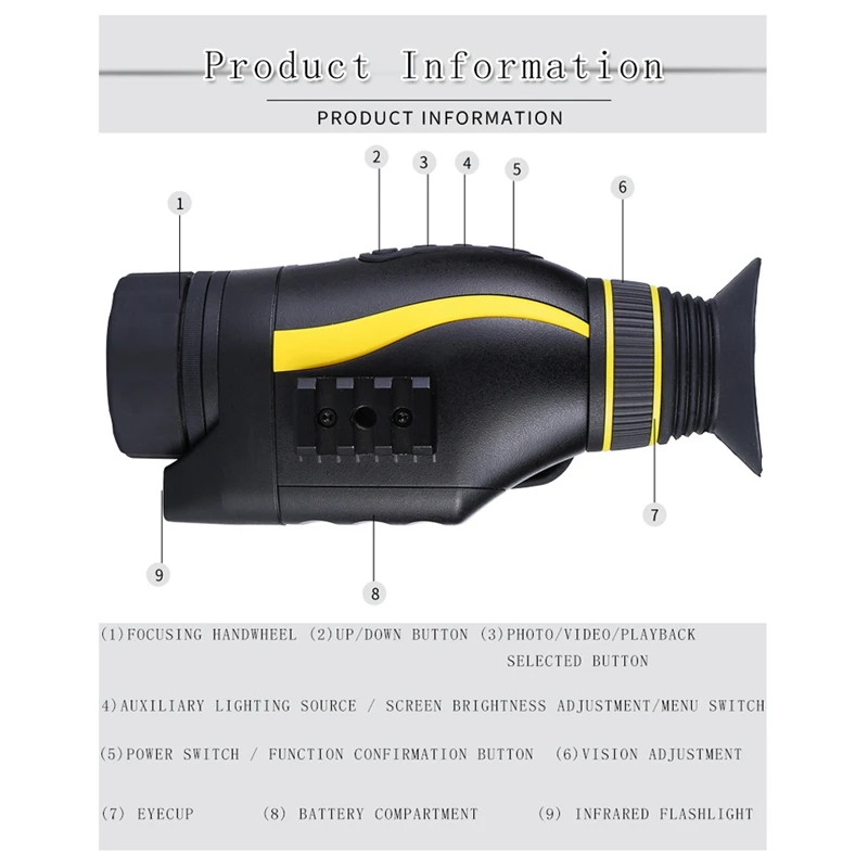 4X35 телескоп ночного видения тепловизор наружный инфракрасный
