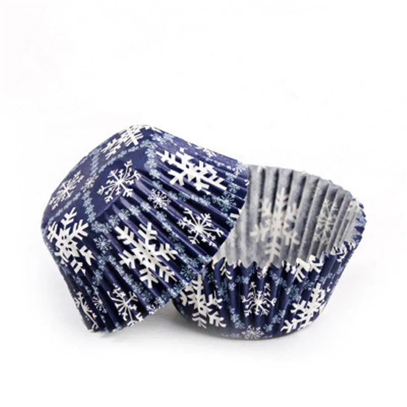 125Pcs Xmas Elk Muffin Cupcake Paper Cup For Christmas Party Caissette Cuisson Cases Liner Baking | Дом и сад