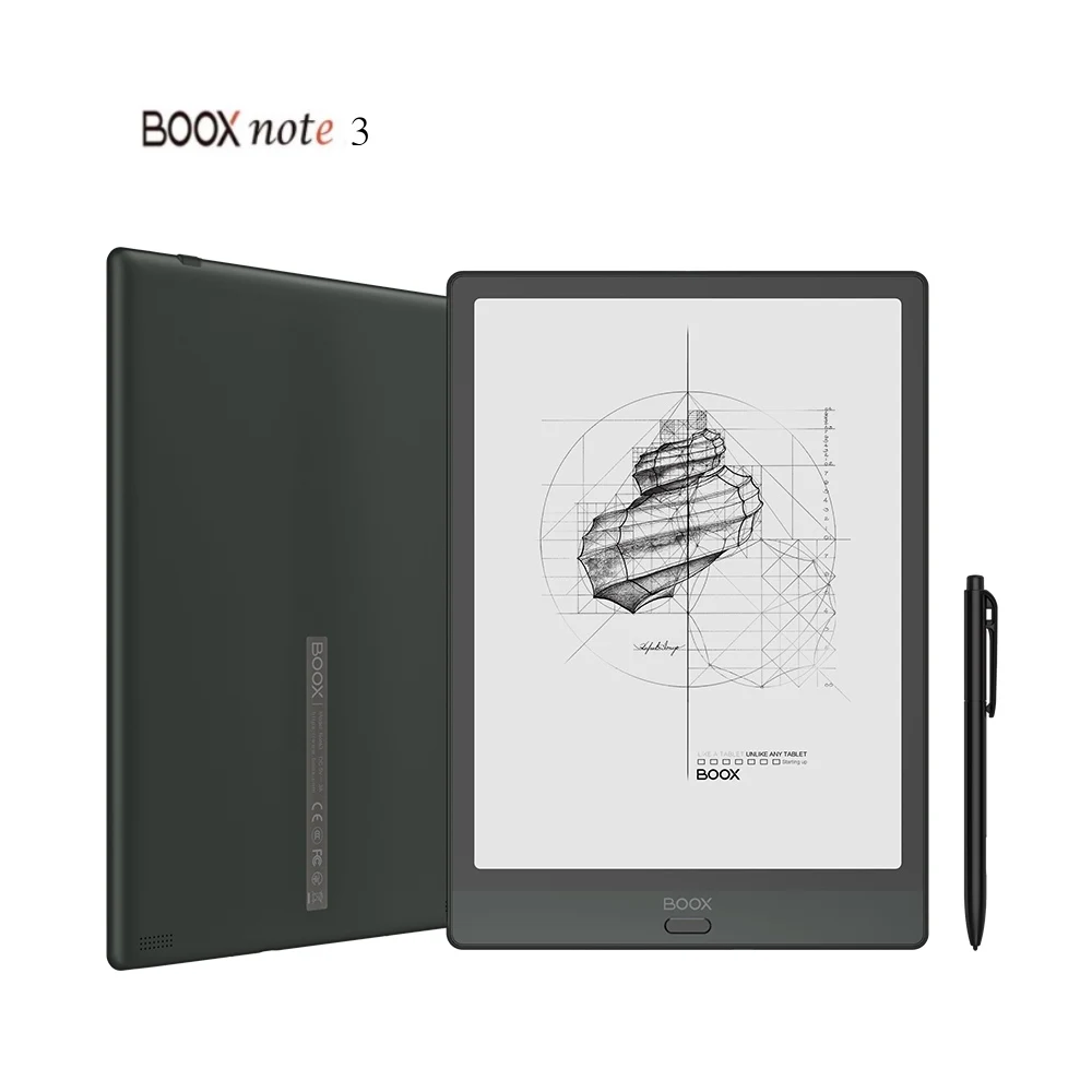 

Электронная книга BOOX NOTE3, 10,3 дюйма, 4 Гб + 64 Гб, поддержка 256 ГБ памяти, Android 10, поддержка OTG, планшет e-ink