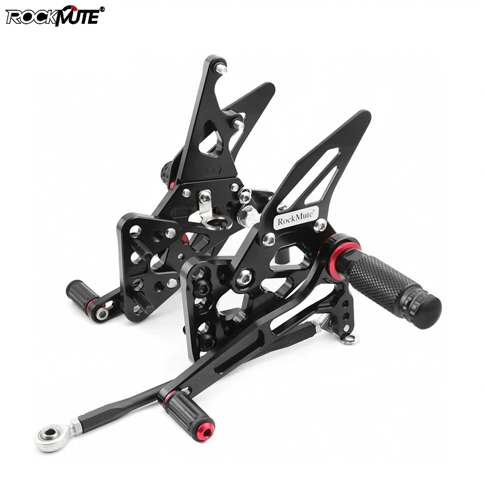 

For SUZUKI GSX-R1000 GSXR 1000 GSXR1000 2005-2006 Motorcycle CNC Aluminum Adjustable Foot Pegs Pedal Footrest Rear Set