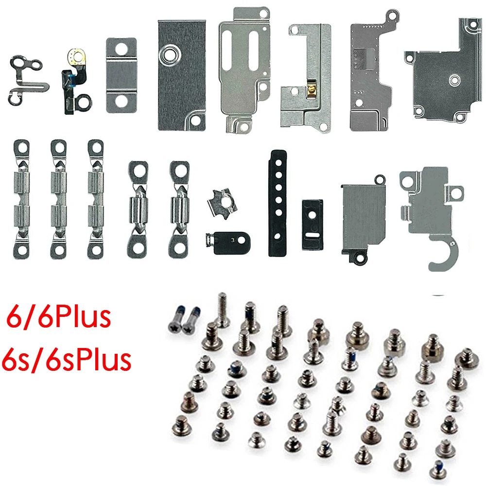 

Полный набор винтов и полностью маленький металлический кронштейн для iPhone 6 6Plus 6s Plus