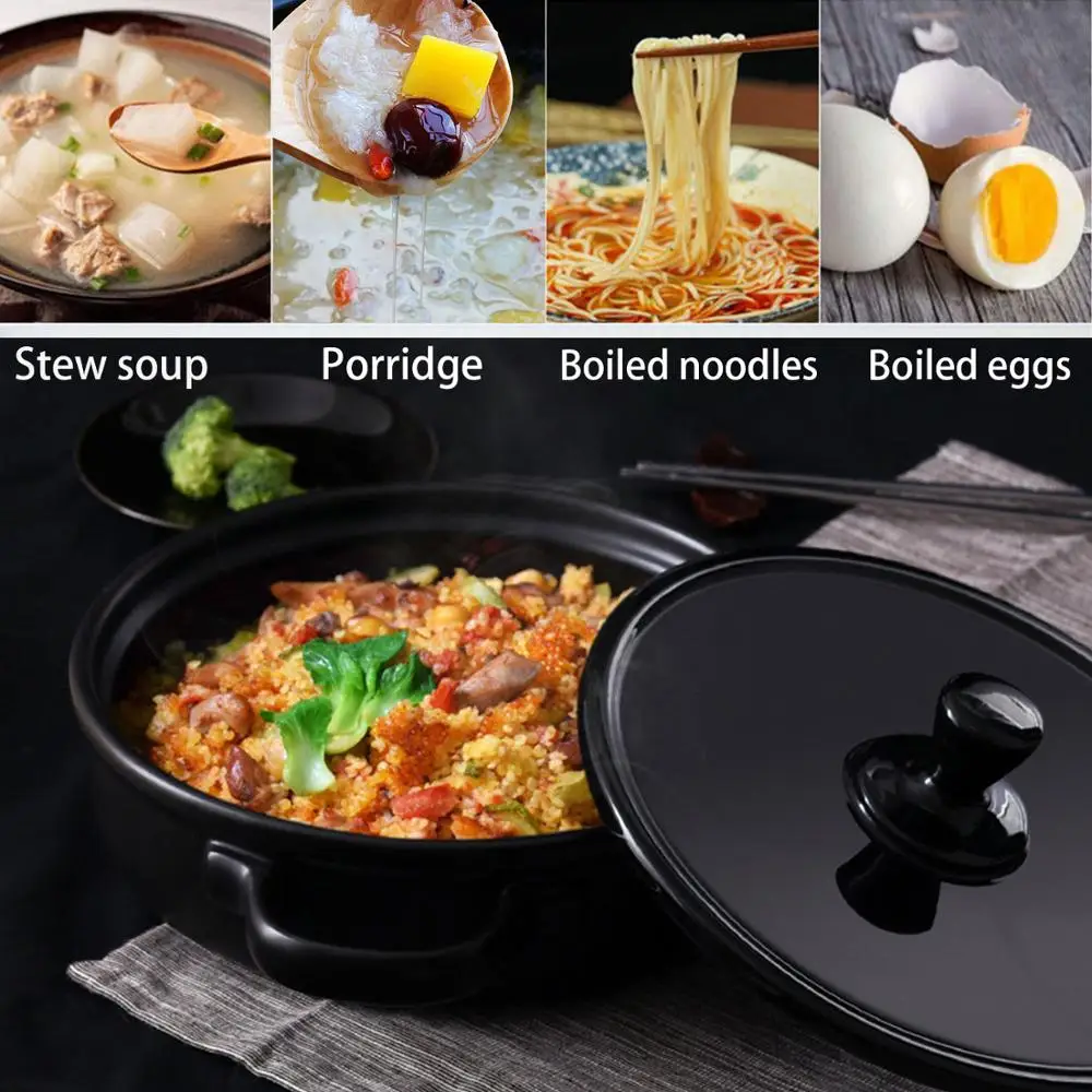 Домашняя кастрюля для тушения супа керамическая газовая плита открытого огня