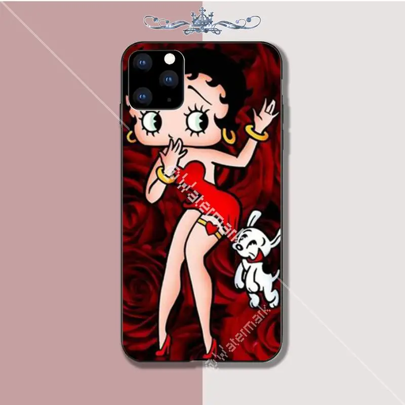 Babaite Betty Boop чехол для Iphone 6 6s 7 8 Plus X Xs Max Xr 11 Pro мобильный телефон аксессуары |