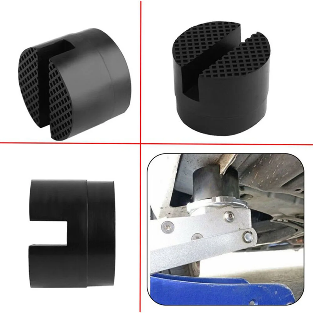 

Universal Car Slotted Frame Rail Hydraulic Floor Jack Disk Rubber Pads Durable