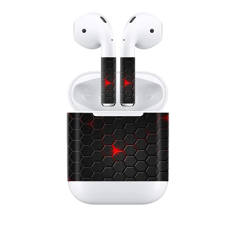 Для Apple AirPods 2 Наушники стикер Наушники DIY индивидуальная Наклейка виниловая камуфляжная Кожа Беспроводная зарядка наклейка на коробку