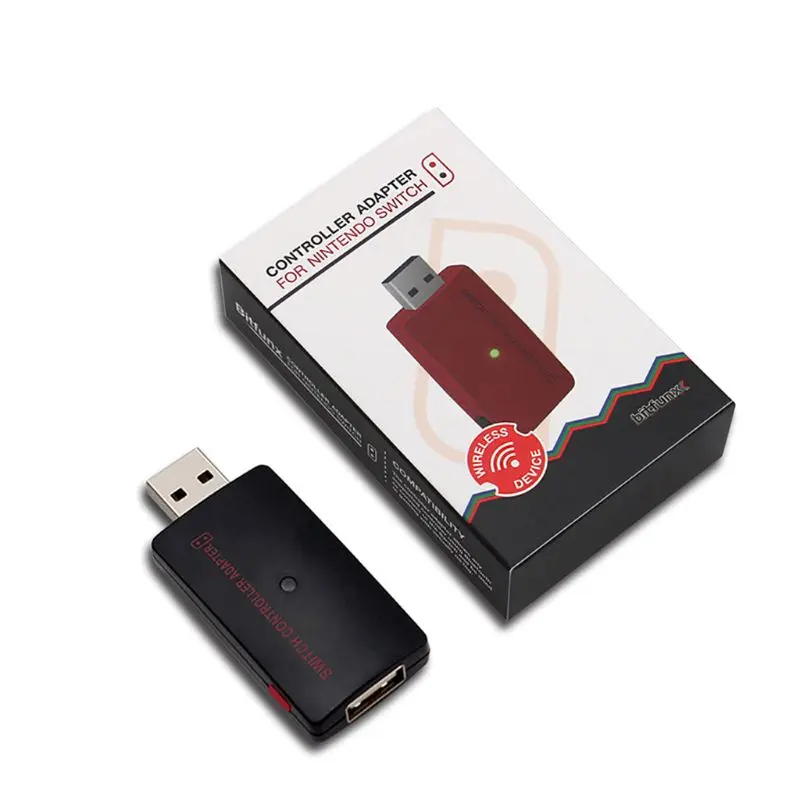Новинка 2021 беспроводной Bluetooth-совместимый USB-контроллер конвертер адаптер для NS