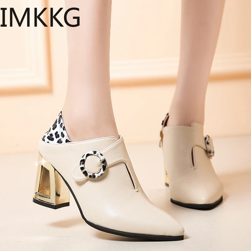 2019 модные брендовые женские ботильоны обувь martin на высоком квадратном каблуке