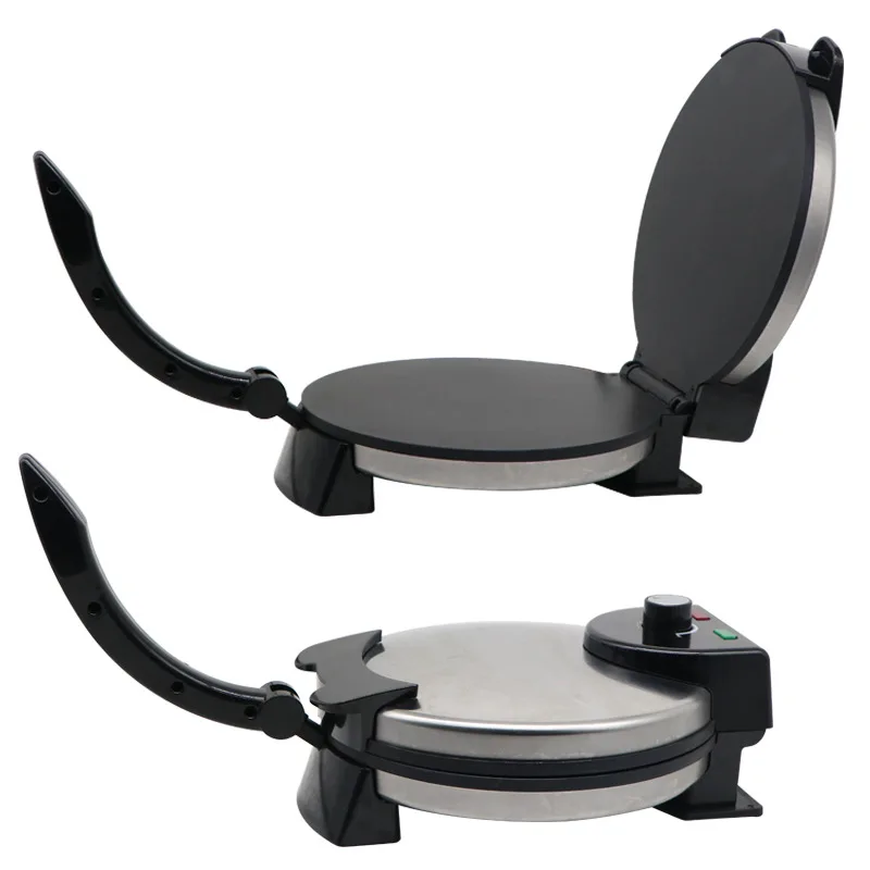 Электрическая машина для приготовления блинов и пиццы антипригарная сковорода