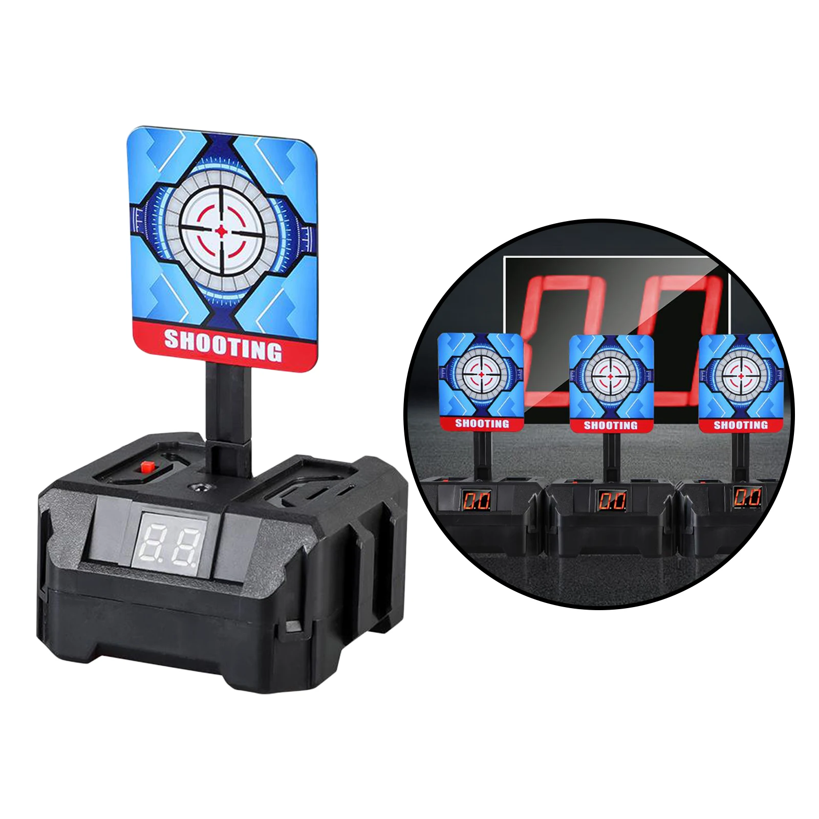

Auto Reset Electronic Scoring Shooting Target with Light Sound for