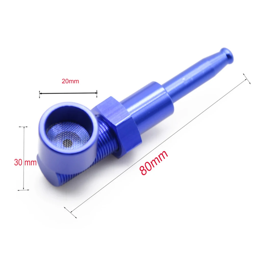 100 шт./лот оптовая продажа металлическая переносная курительная трубка в форме