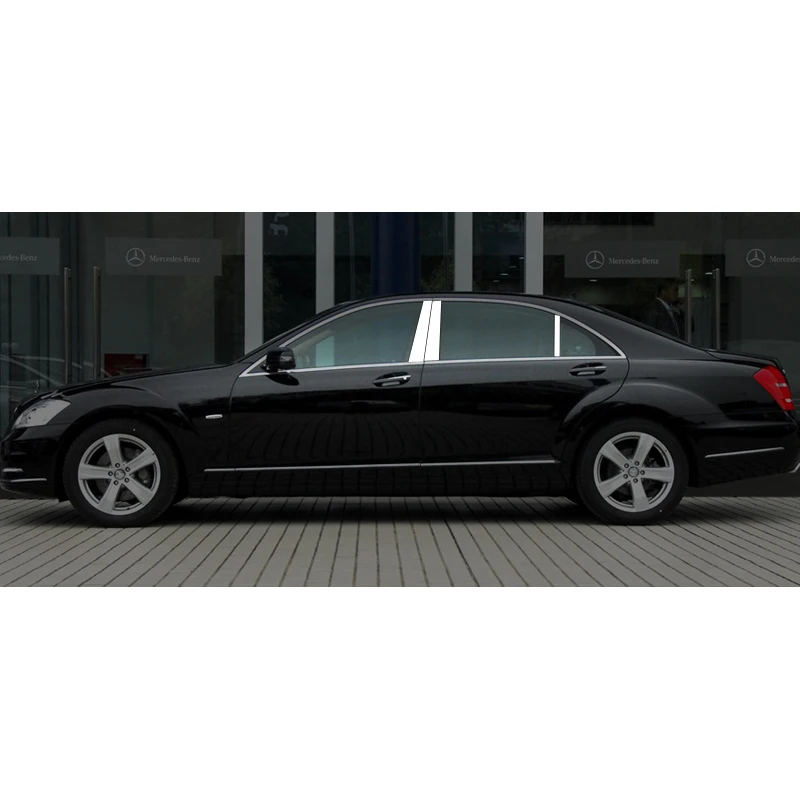 Автомобильные окна из нержавеющей стали lsrtw2017 304 средний столб для mercedes benz S320 s420