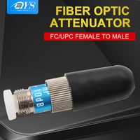 10pcs fc upc female to male fiber optic attenuator adapter single mode plug in plug type connector 1 3 5 7 10 15 25db