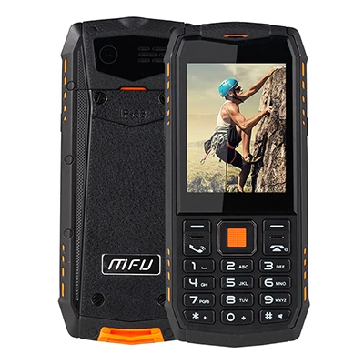 Orange Водонепроницаемые противоударные мобильные телефоны MFU A903S 3g IP68 2," 2700 мАч двойная камера Две sim-карты FM фонарик GPRS SOS сотовые телефоны - Цвет: Orange