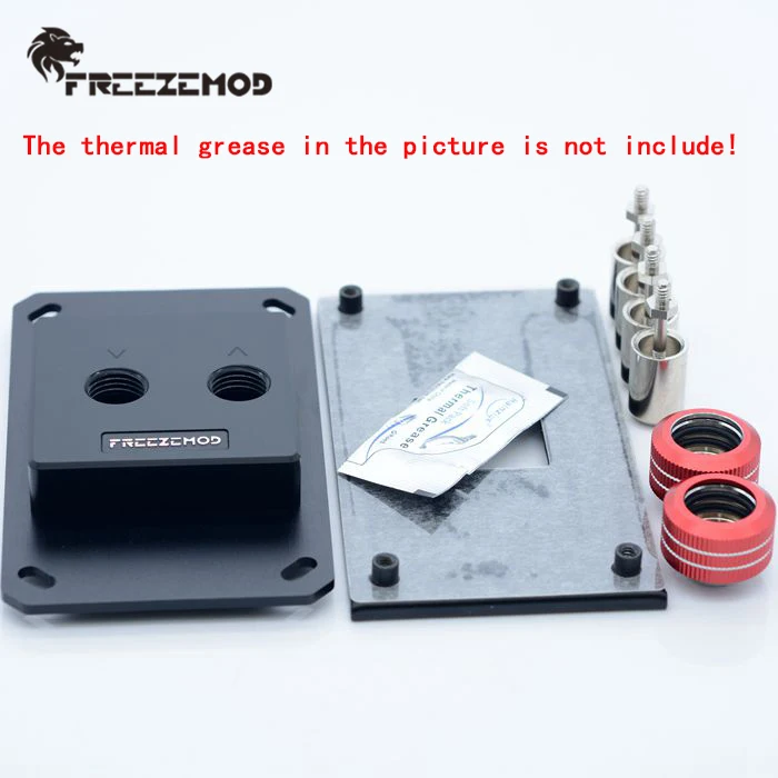 FREEZEMOD компьютерная система PC cpu кулер для воды блок жидкостный блок охлаждения микроканала для платформы AMD AM3 am4. AMD-POOC