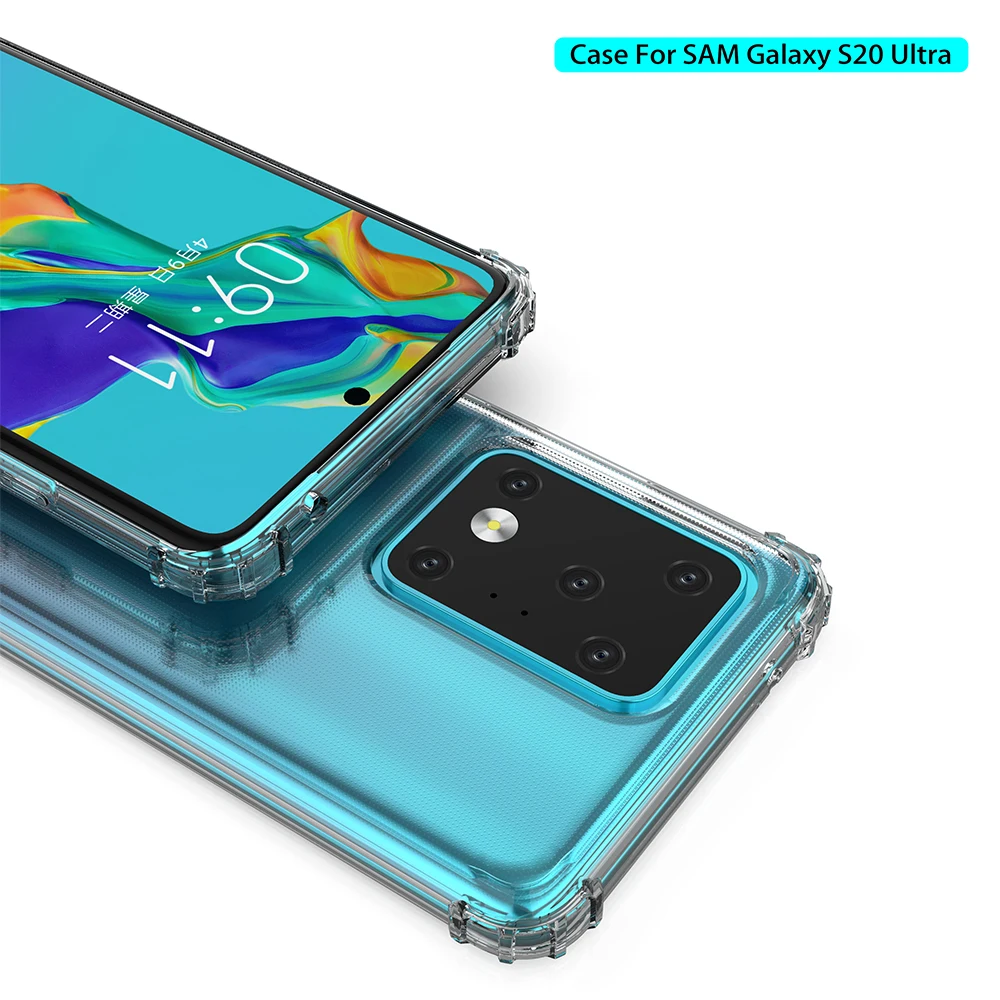 Силиконовый прозрачный чехол из термопластичного полиуретана для телефонов Samsung