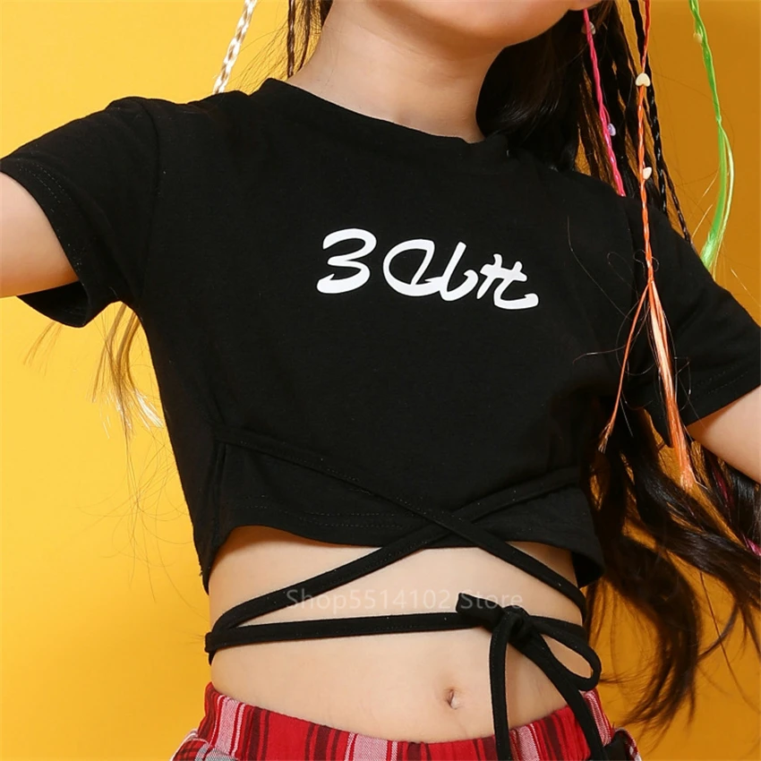 Детский костюм для джазовых танцев уличная танцевальная одежда в стиле хип-хоп