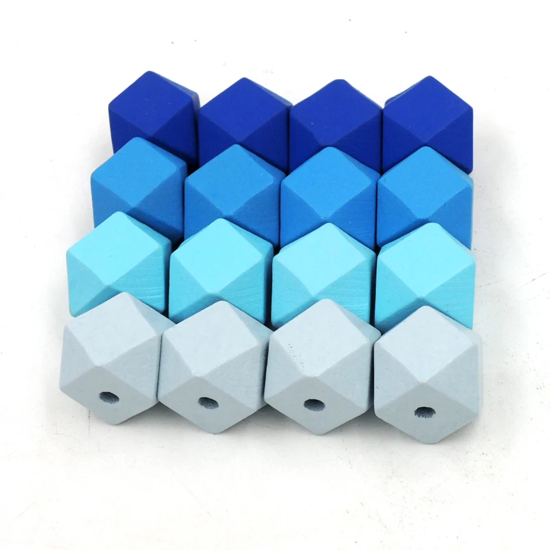 40 шт. геометрические деревянные бусины 20 мм | Украшения и аксессуары