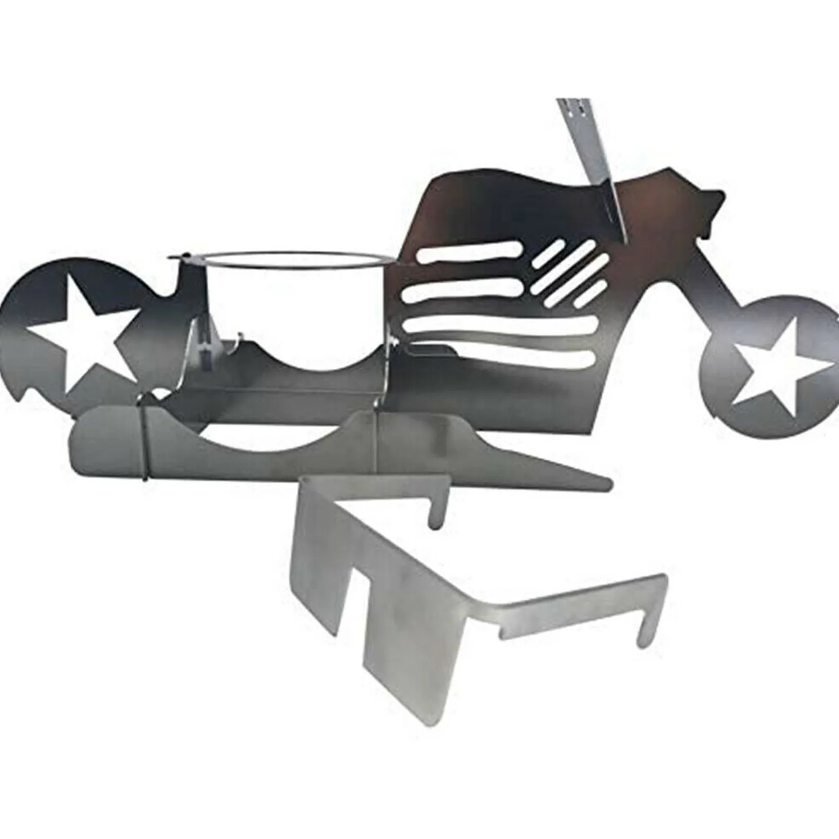 Забавная подставка для барбекю курицы пива американский мотоцикл стойка из