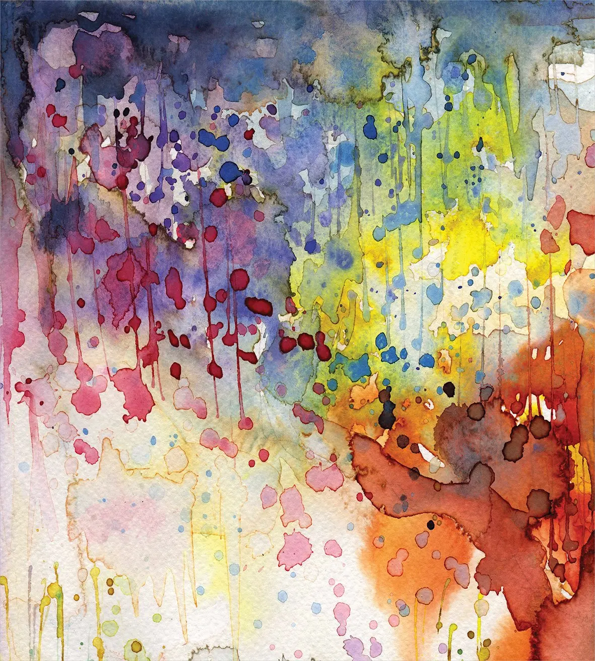 Абстрактный комплект пододеяльников Королевский размер стиль гранж грязный