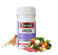 free shipping iron with vitamin c helps manage dietary iron deficiency 30 tablets