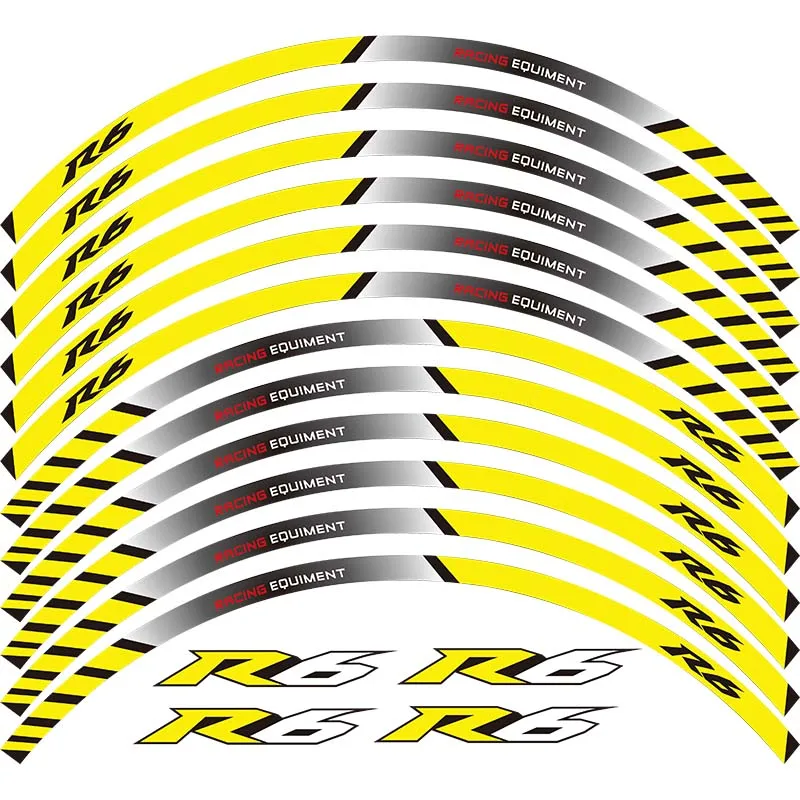 Высококачественная наклейка на колесо мотоцикла светоотражающая обода для