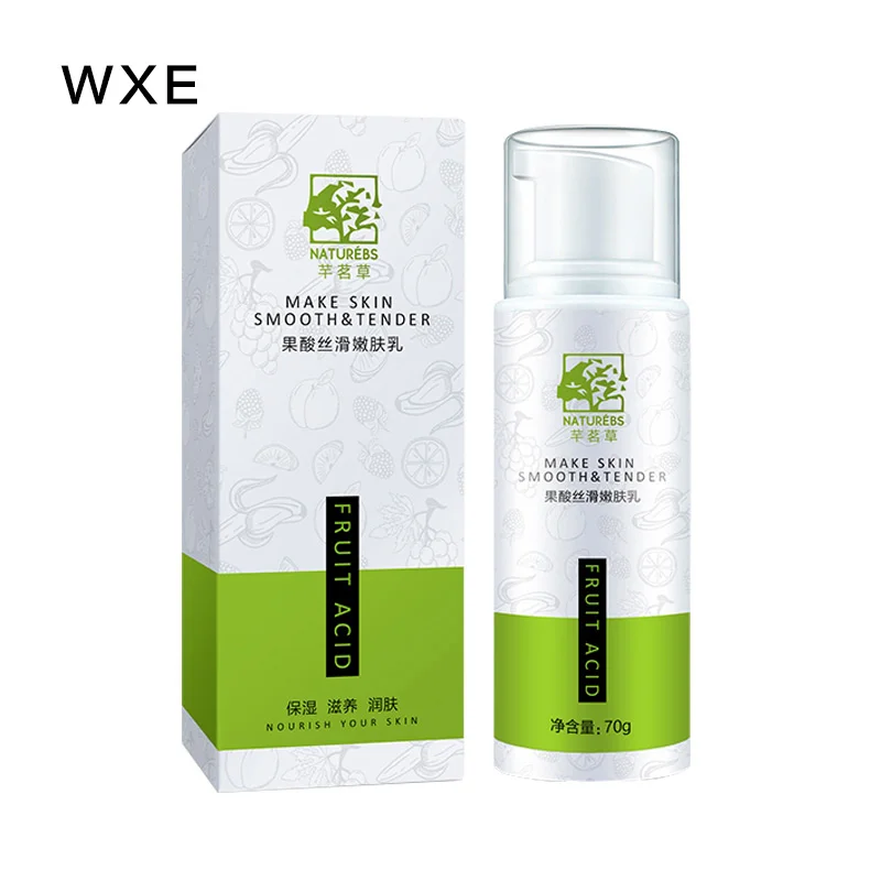 WXE 100% натуральные фруктовые кислоты лосьоны крем отбеливающий сильный