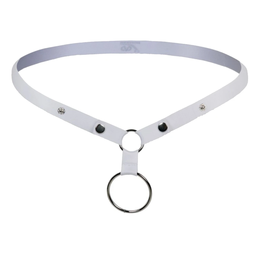 Мужские трусы стринги с открытой промежностью черные Трусы металлическим