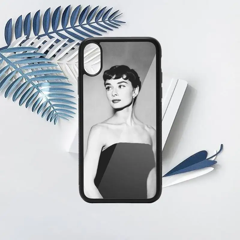 

Famous singer audrey hepburn Phone Case PC for iPhone 11 12 pro XS MAX 8 7 6 6S Plus X 5S SE 2020 XR