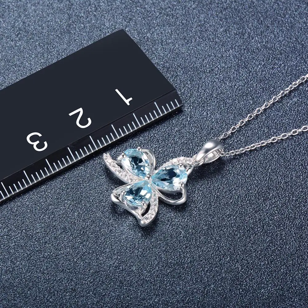 Hutang Cloverleaf кулон Настоящее серебро 925 пробы ожерелье для женщин натуральный