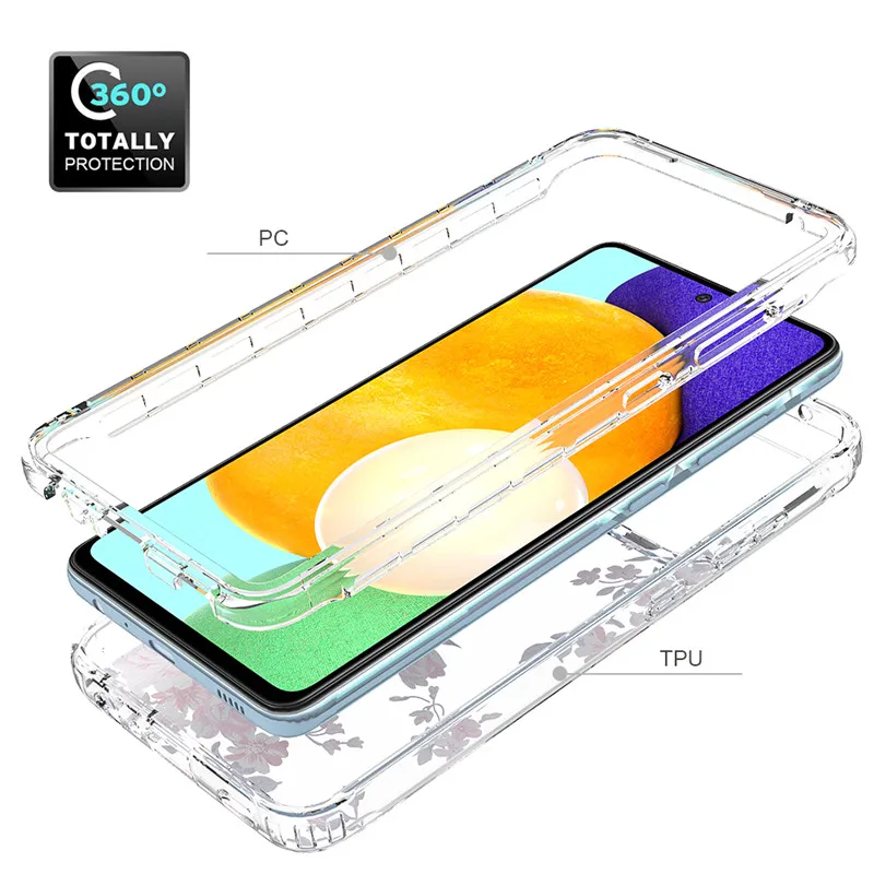 Силиконовый прозрачный чехол для телефона Samsung A32 A42 A52 A72 A21 A01 A11 A20 A30 A50 A10E A12 A02S S20 S21