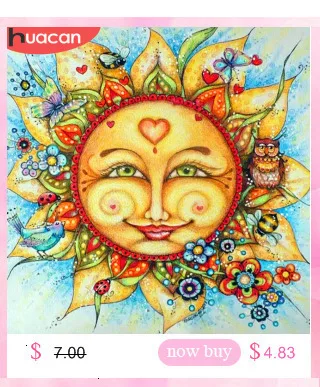 HUACAN алмазная живопись Новые квадратные камни мультфильм Алмазная вышивка природа кошка хобби и Алмазная мозаика ручной работы распродажа