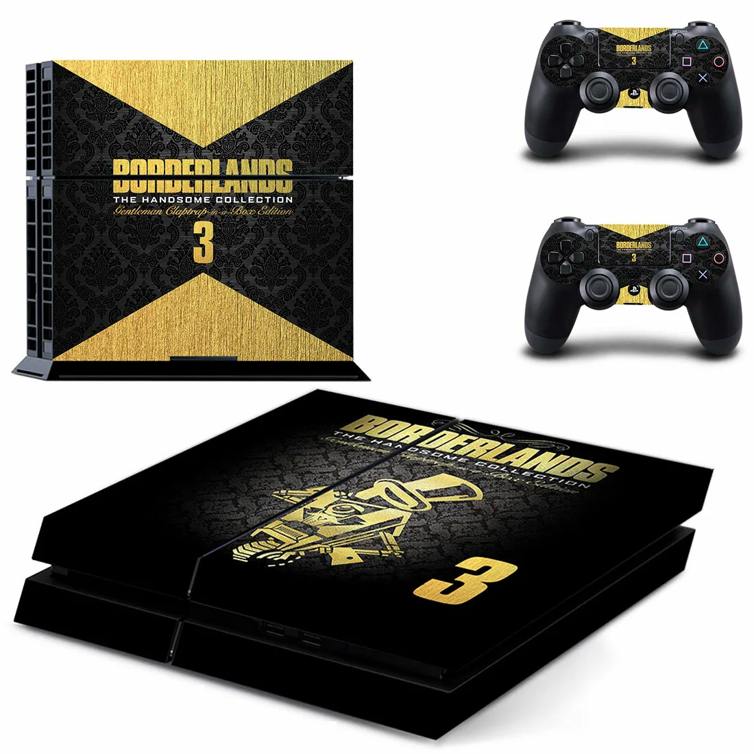 

No Man's Land Style PS4 Skin Sticker for Playstation 4 Console & 2 Controllers Decal Vinyl Protective Skins Style 1