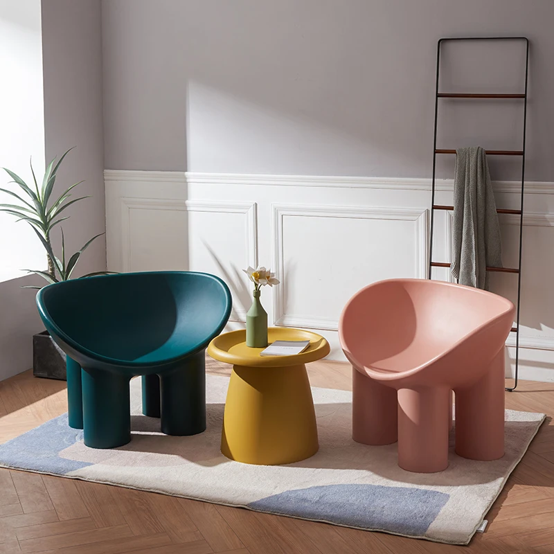 

Nordic design children's elephant legs chairs homestay single sofa chair lazy creative outdoor chair